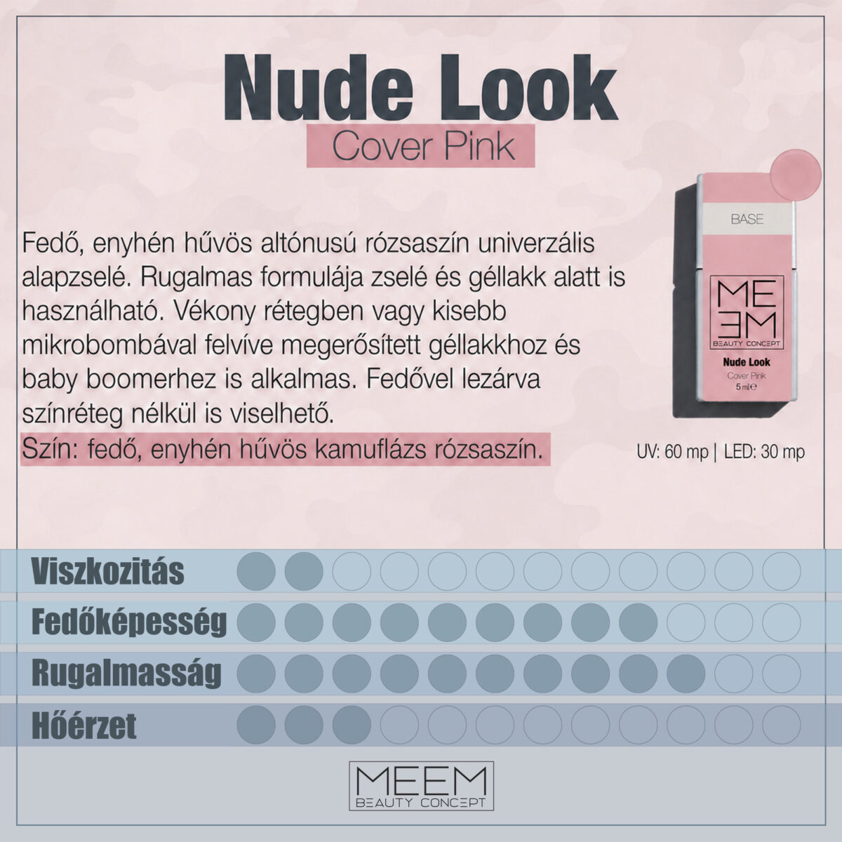 Bázis – Nude Look Cover Pink – galériakép 4