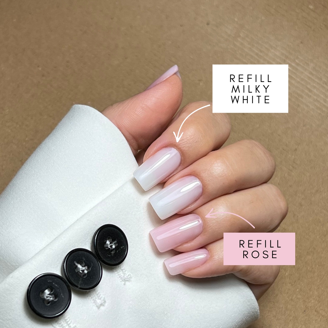 Építő zselé – Refill Milky White – galériakép 4