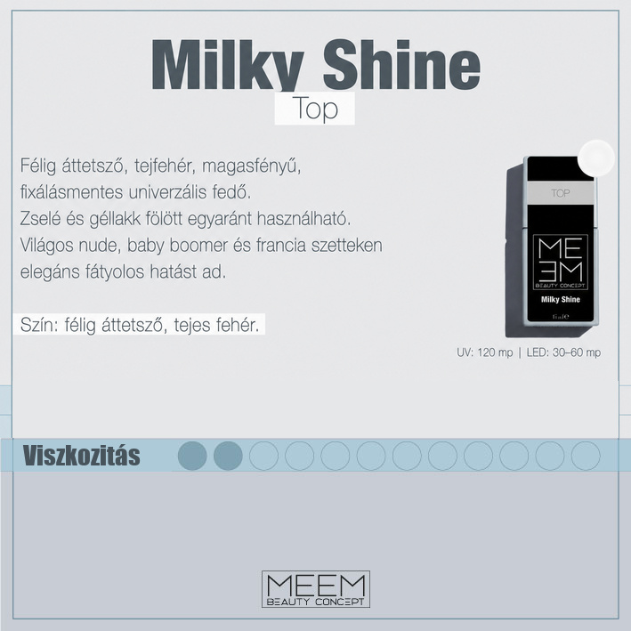 Fedőfény – Milky Shine – galériakép 2